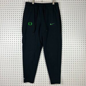 Oregon Ducks Nike Sweatpants XLT Joggers Black Green Dri Fit Team Issued PE